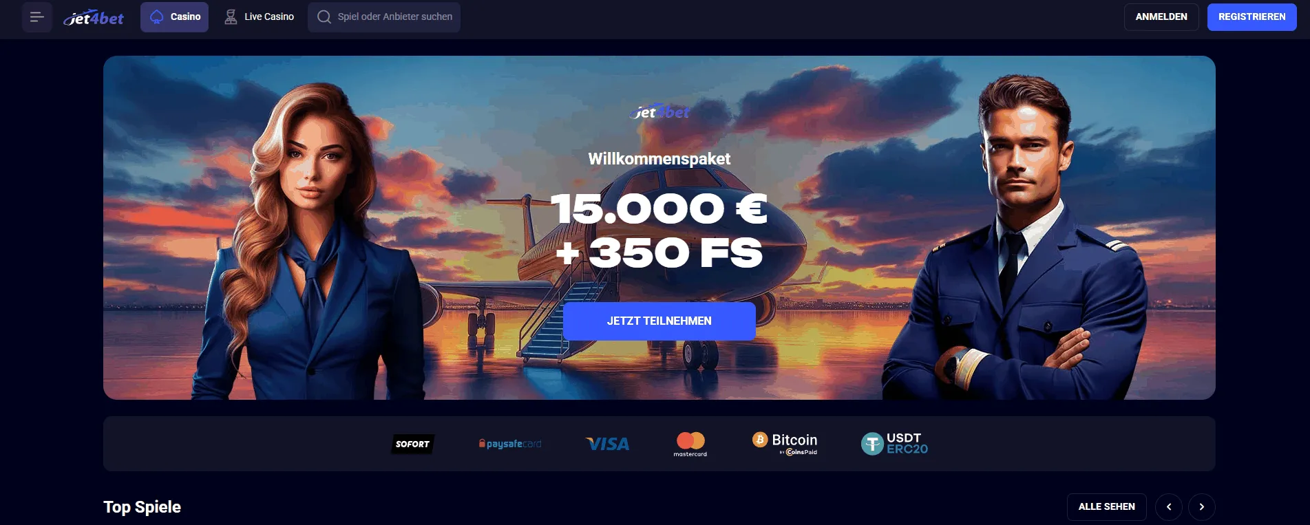 Jet4bet Sportwetten Bonus